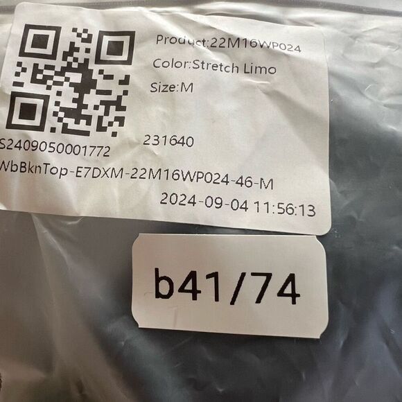 Halara Contrast Adjustable Strap Crossover Hem Bikini Top swimsuit Size M NWT - Picture 14 of 14